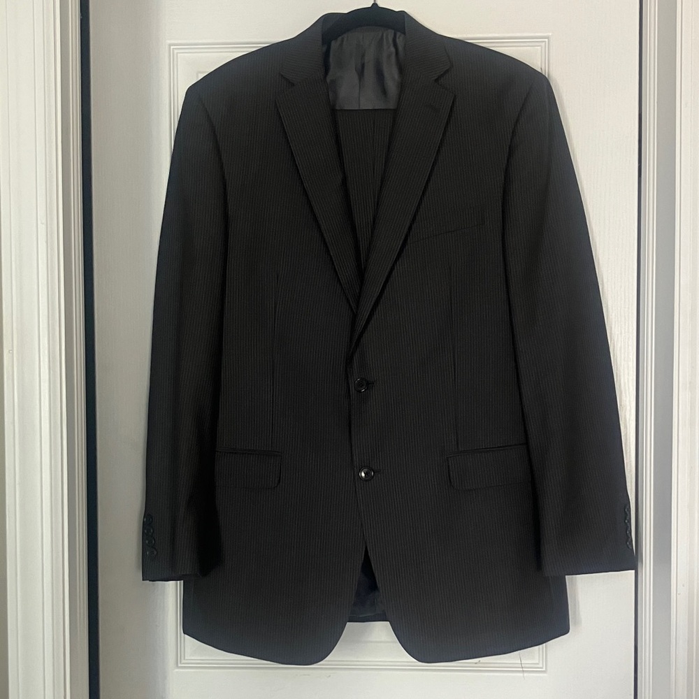 Calvin Klein Dark Gray Men's Suit